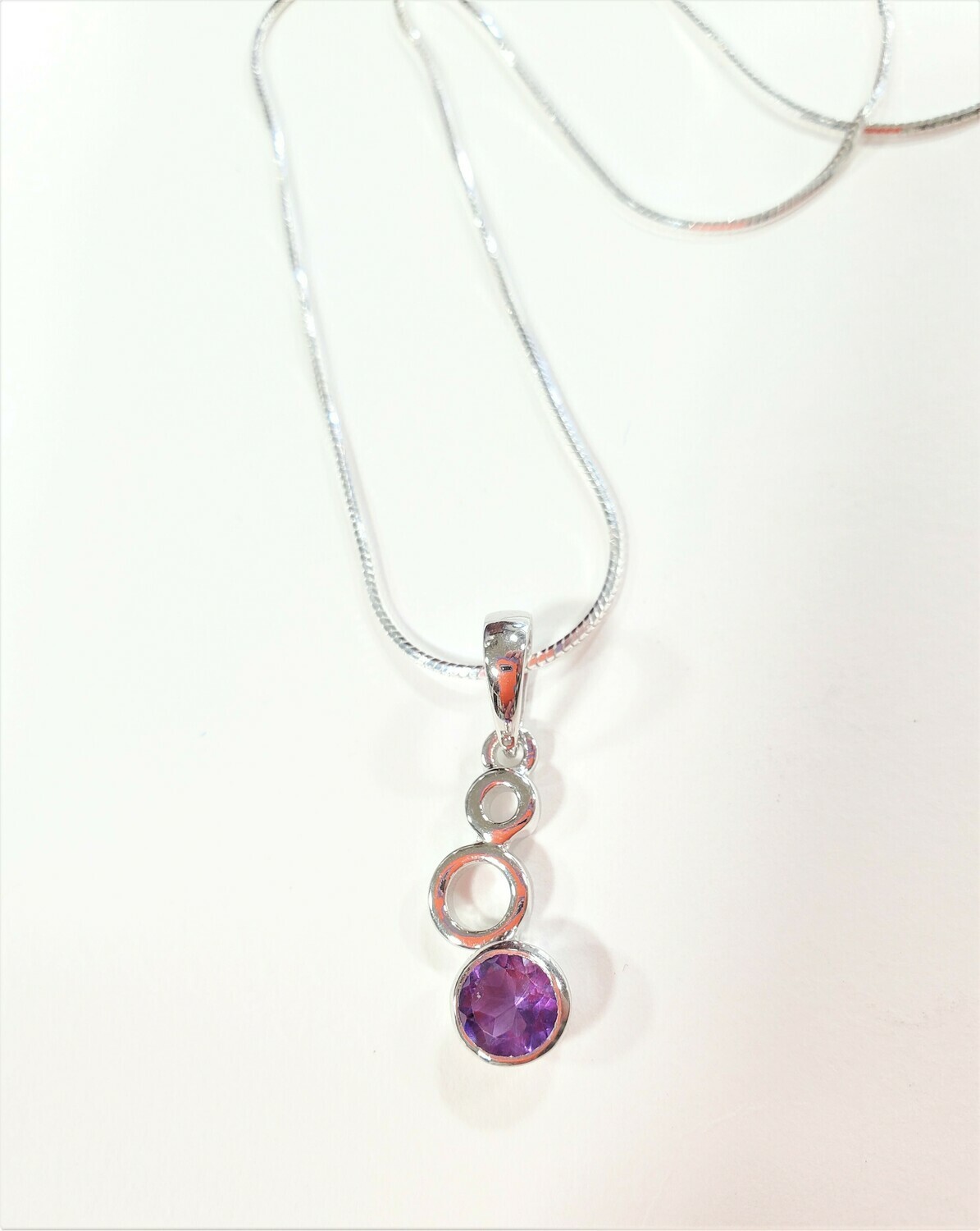 Amethyst Drop Pendant