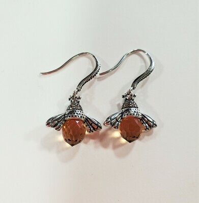 Bee Drop Earrings