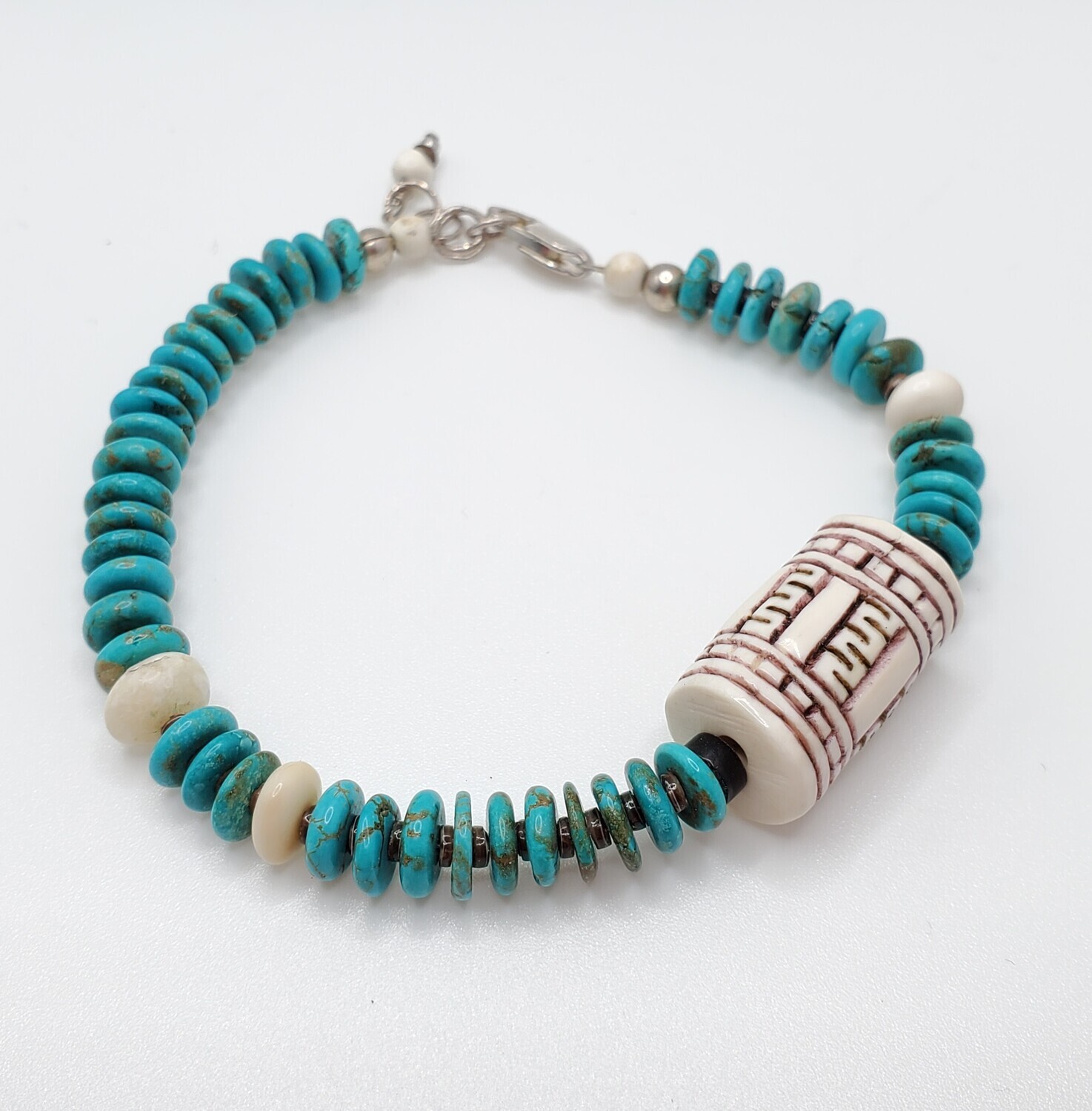 Mammoth &amp; Turquoise Bracelet