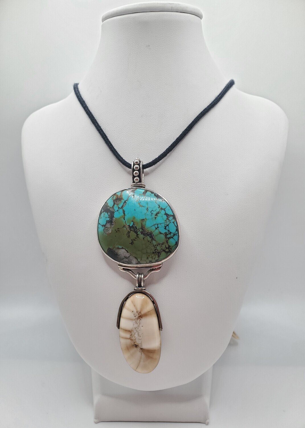 Walrus &amp; Turquoise Pendant