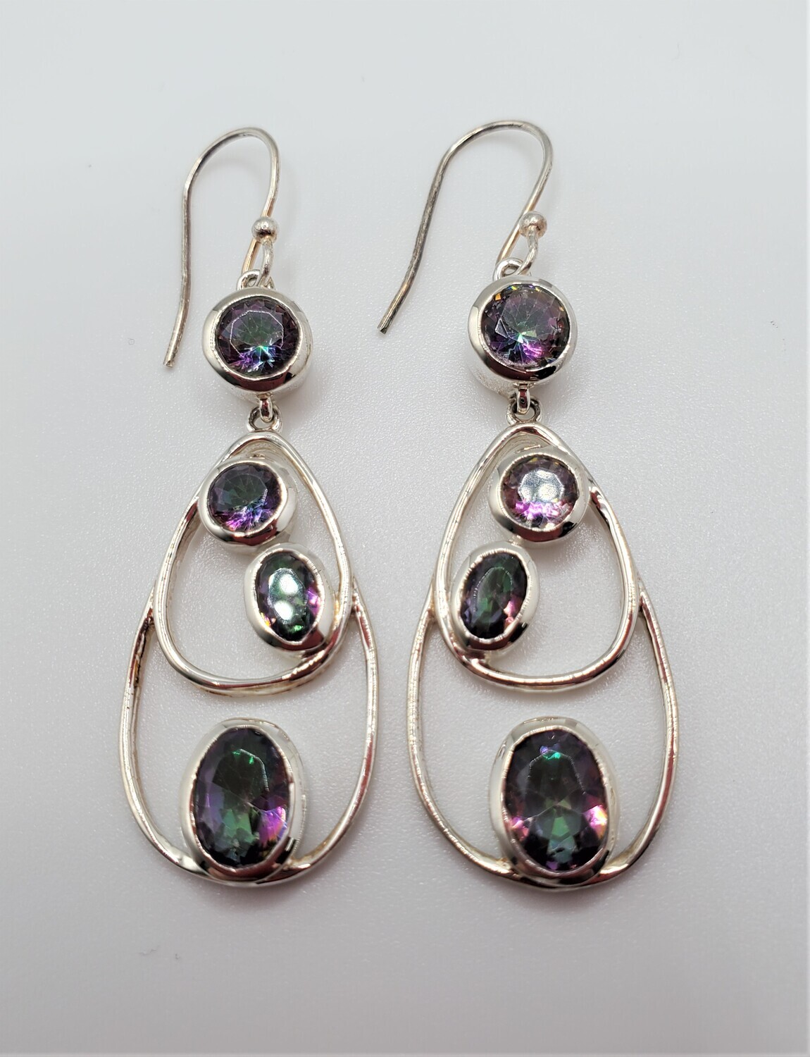Mystic Topaz Drop Earring