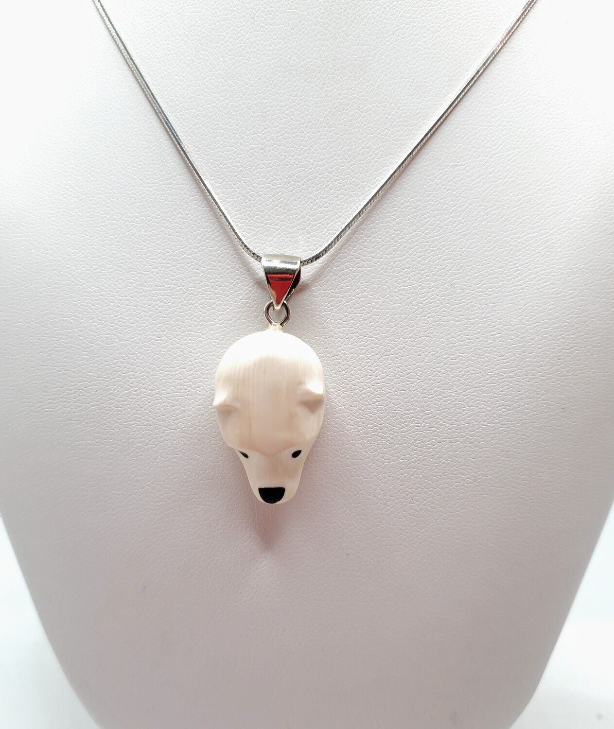Mammoth Polar Bear Necklace