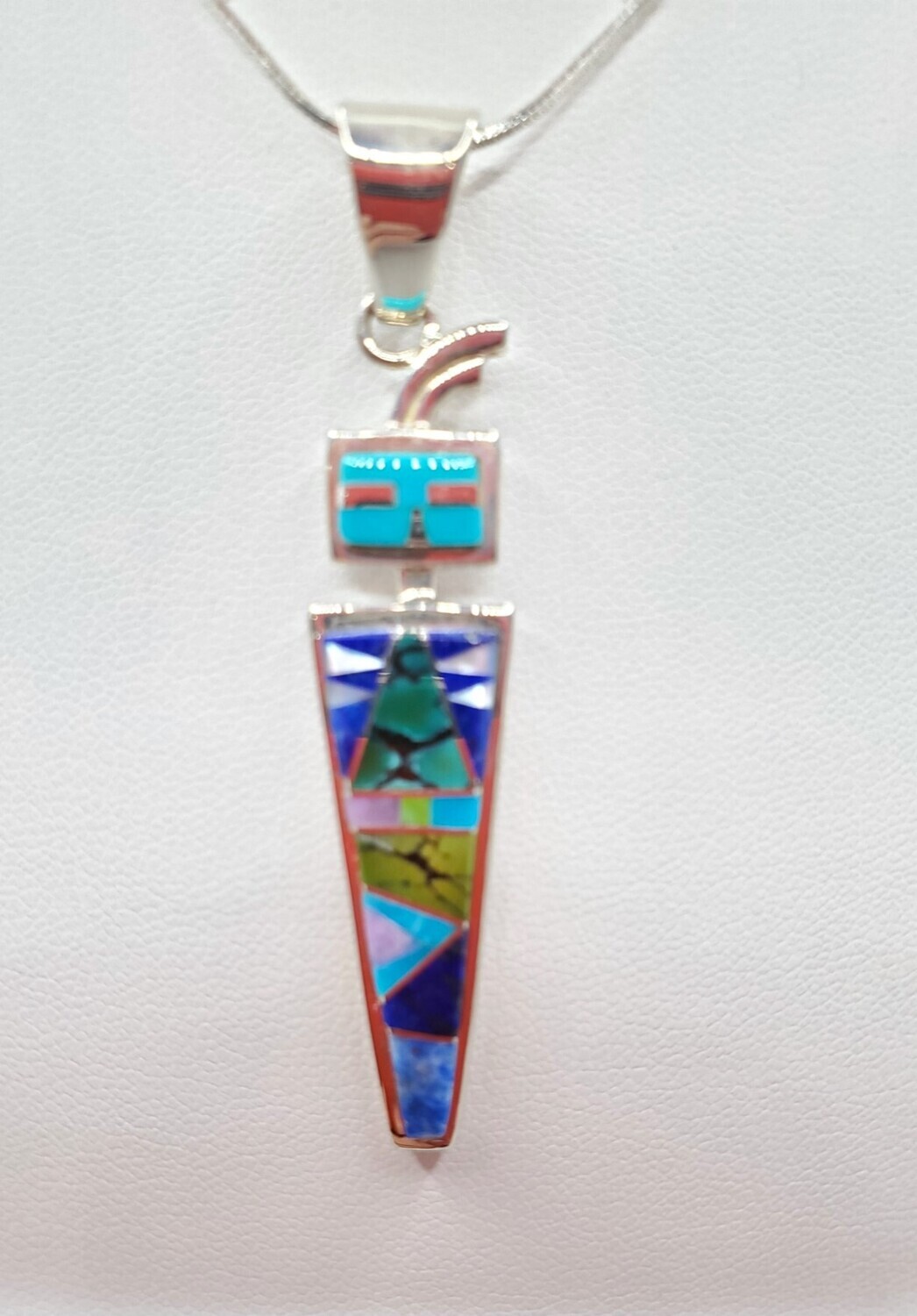 Multi-Inlay &quot;Yei&quot; Pendant