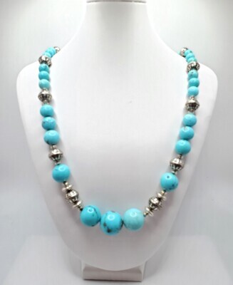 Kingman &amp; Bench Bead Necklace