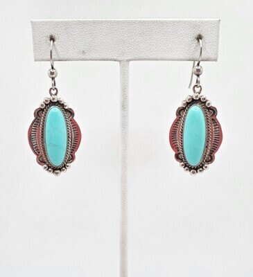 Kingman Concho Earring Drop