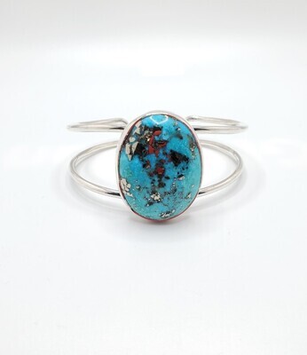 Turquoise with Dancing Pyrite