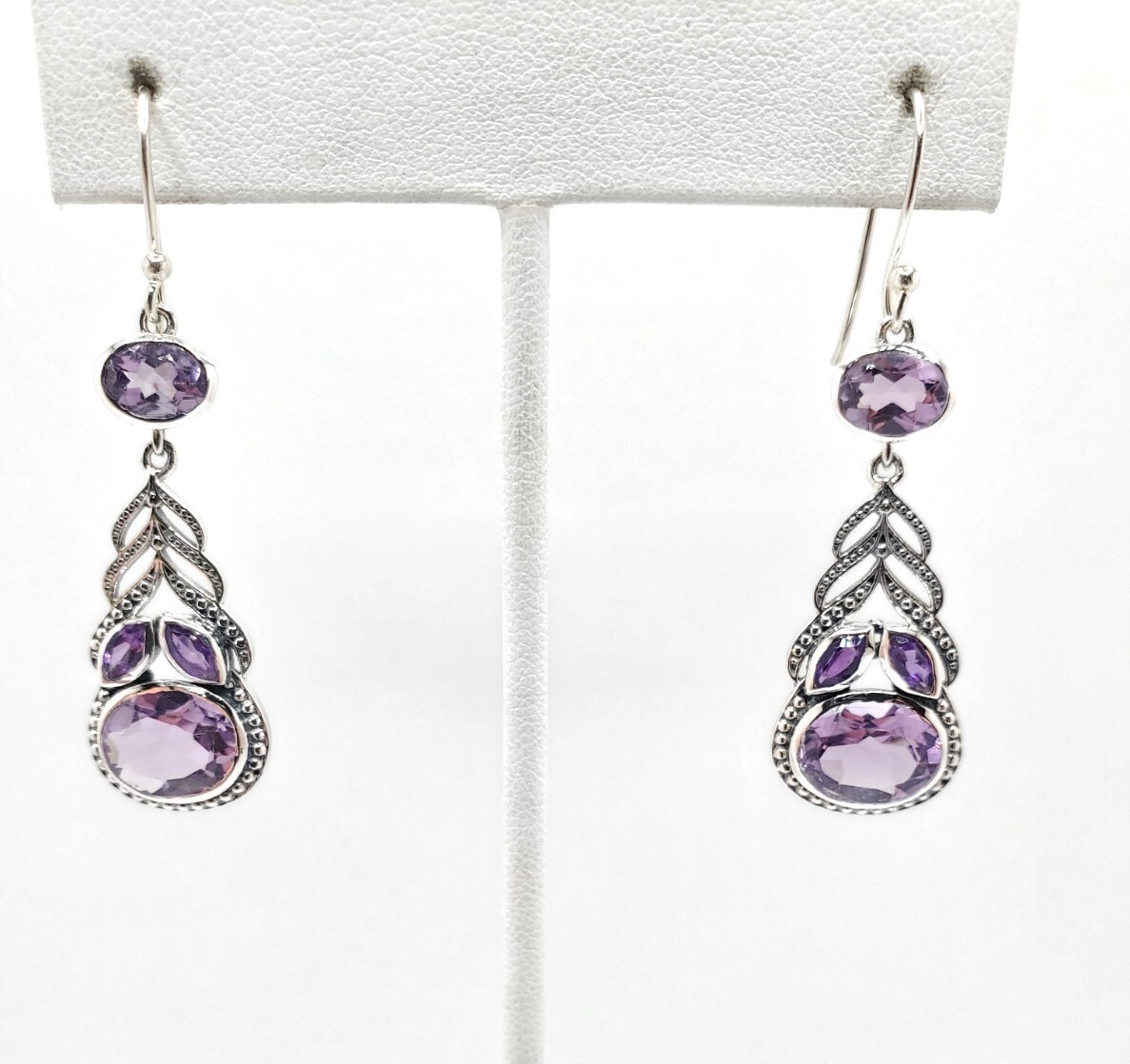 Amethyst Antique Drop Earring