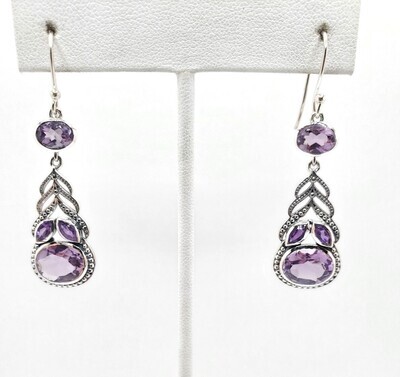 Amethyst Antique Drop Earring