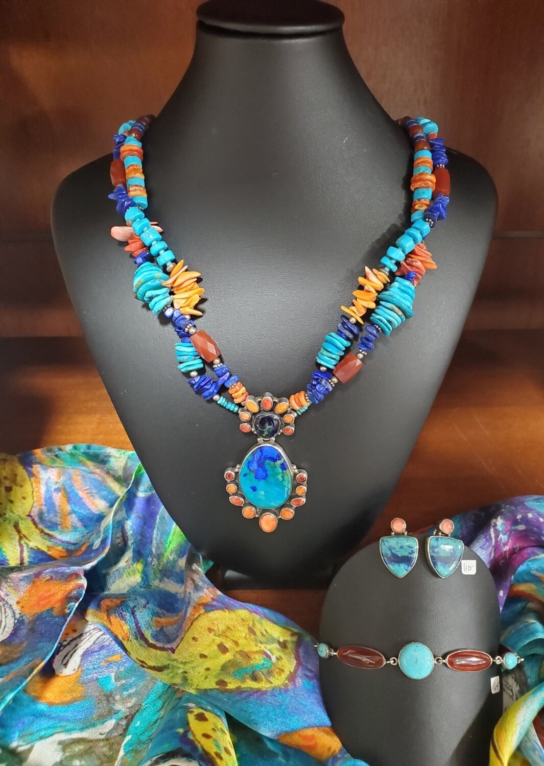 Azurite &quot;Yei&quot; Necklace