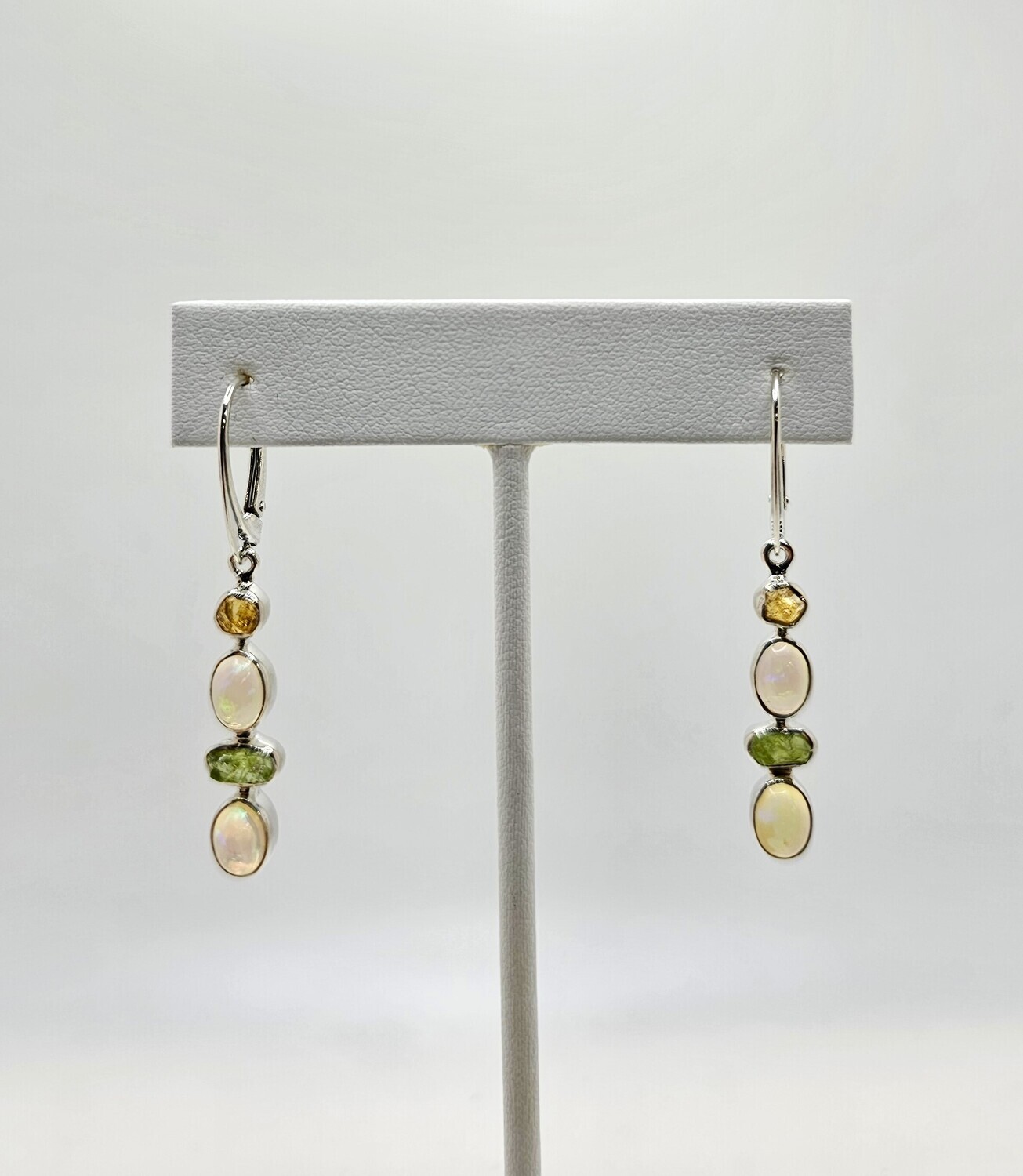 Opal with Raw Citrine &amp; Peridot