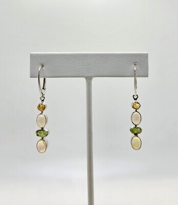 Opal with Raw Citrine &amp; Peridot