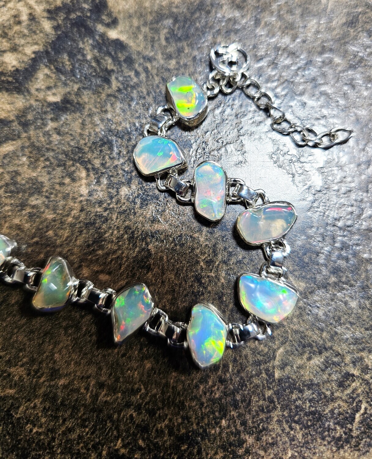 Raw Ethiopian Bracelet in Silver