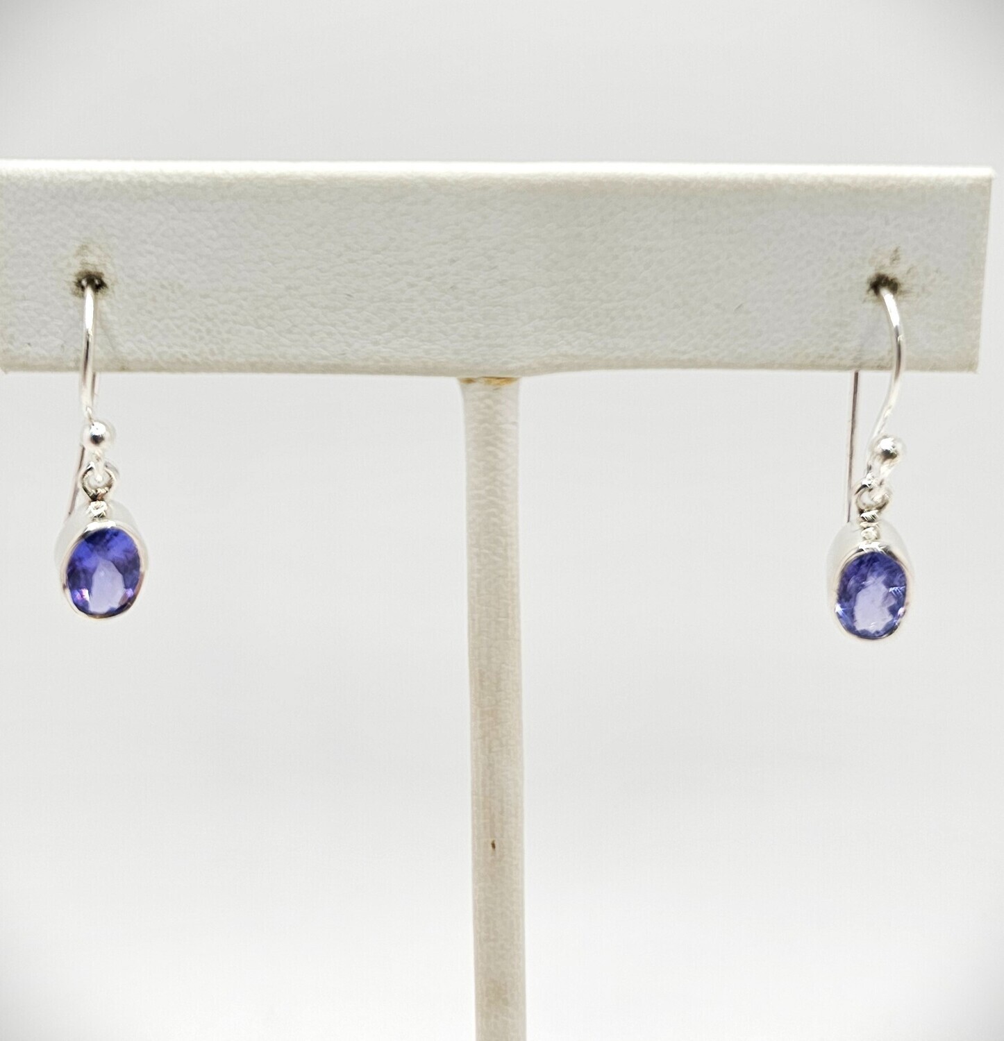 Tanzanite Faceted Earring