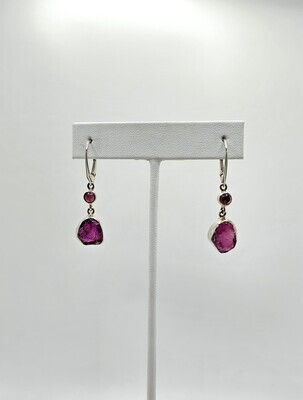 Ruby Drop Earring