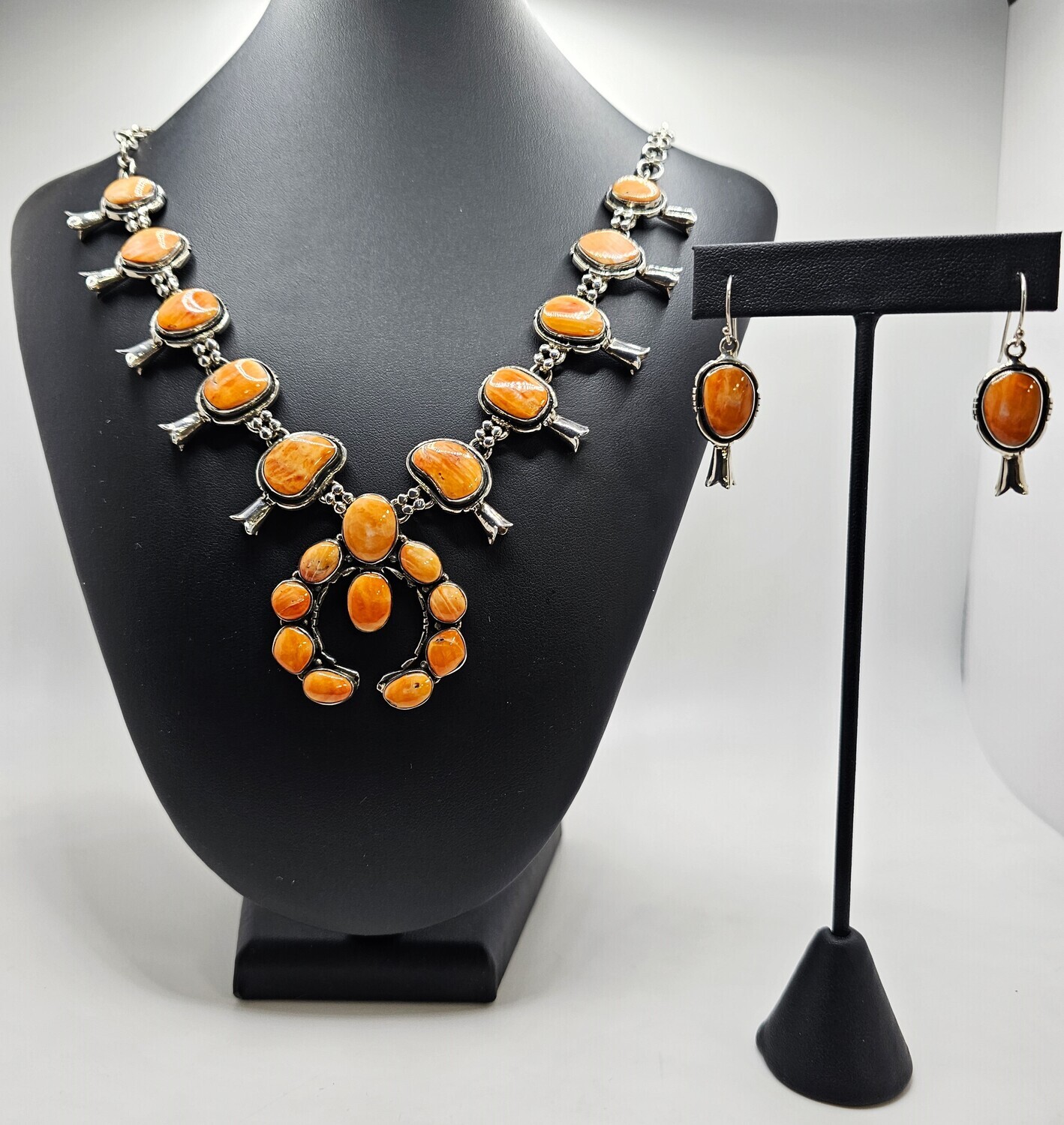 Spiny Squash Blossom Necklace