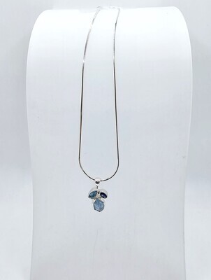 Aquamarine, Apatite and Kyanite Necklace