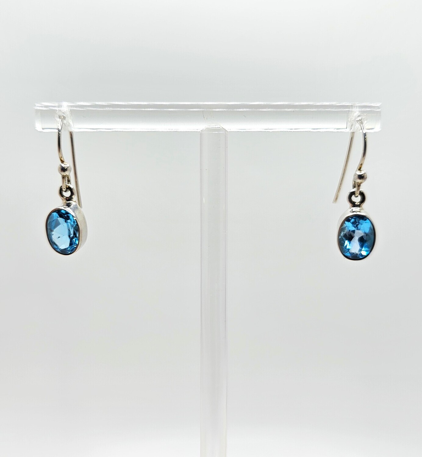 Swiss Blue Topaz Earring