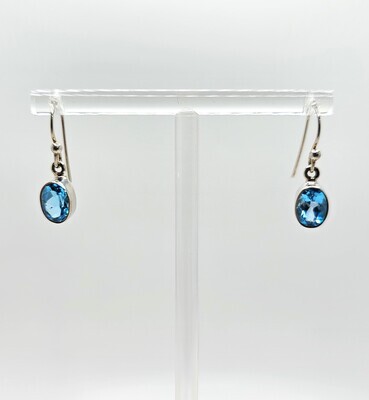 Swiss Blue Topaz Earring