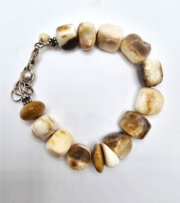 Fossilized Walrus Chunky Bracelet