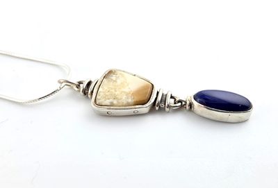 Walrus &amp; Lapis Pendant