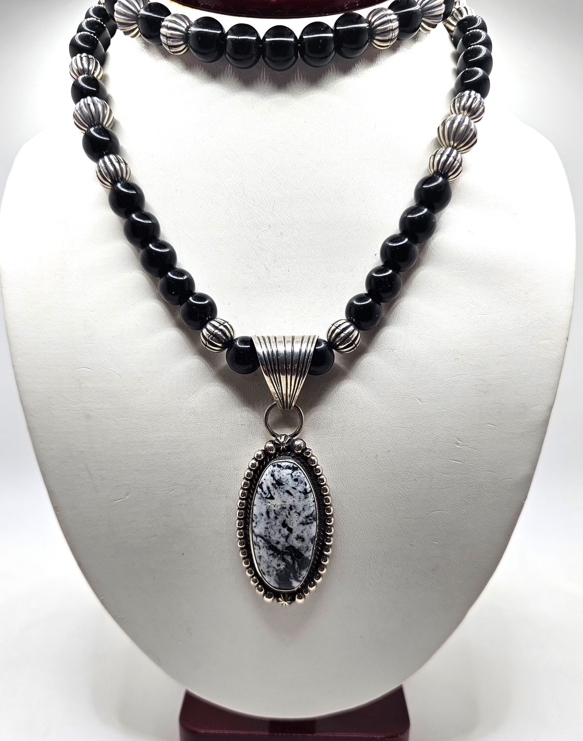 White Buffalo Navajo Pendant