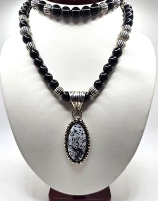 White Buffalo Navajo Pendant