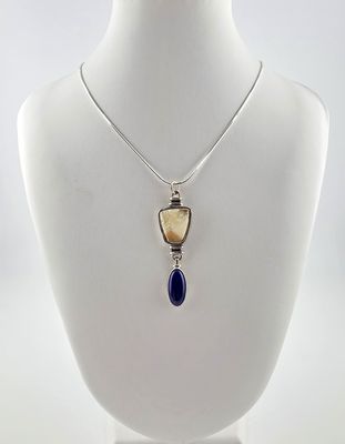 Walrus &amp; Lapis Pendant