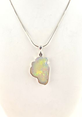 Raw Ethiopian Opal Necklace