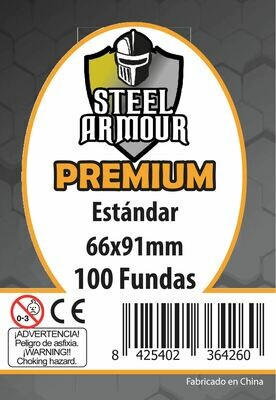 Fundas Steel Armour Estándar Premium 66x91 mm (63.5 x 88)