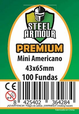 Fundas Steel Armour Mini Americano Premium 43 x 65 (41 x 63)