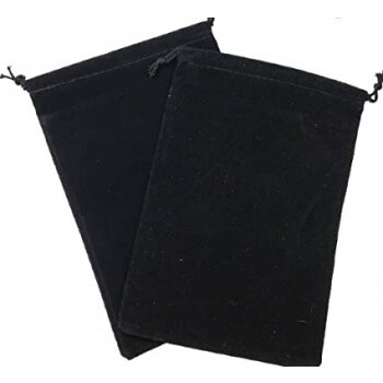 Bolsa de dados 5" x 7" Negra