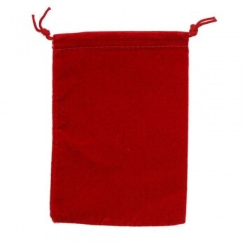 Bolsa de dados 5" x 7" Roja