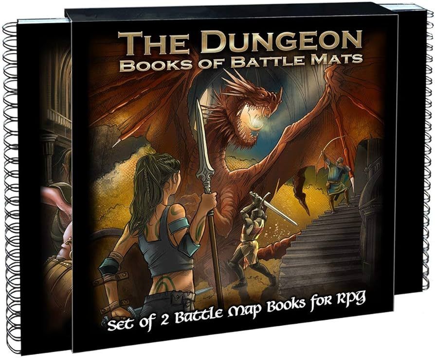 The Dungeons books of Battle Mats
