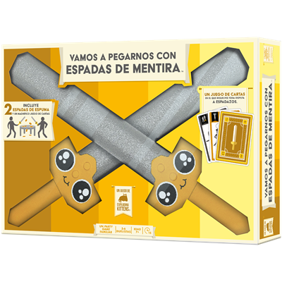 Vamos a pegarnos con espada de mentira