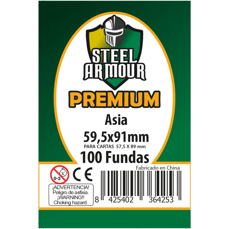 Fundas Steel Armour Asia  premium 59,5 x 91 (57,5 x 89)
