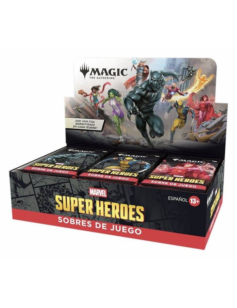 Caja de Sobres Marvel Super Heroes