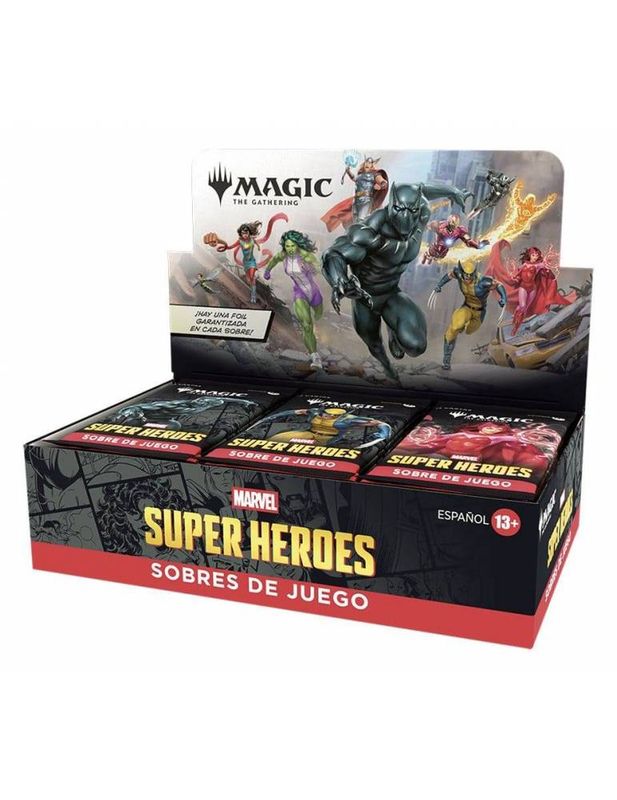 Caja de Sobres Marvel Super Heroes