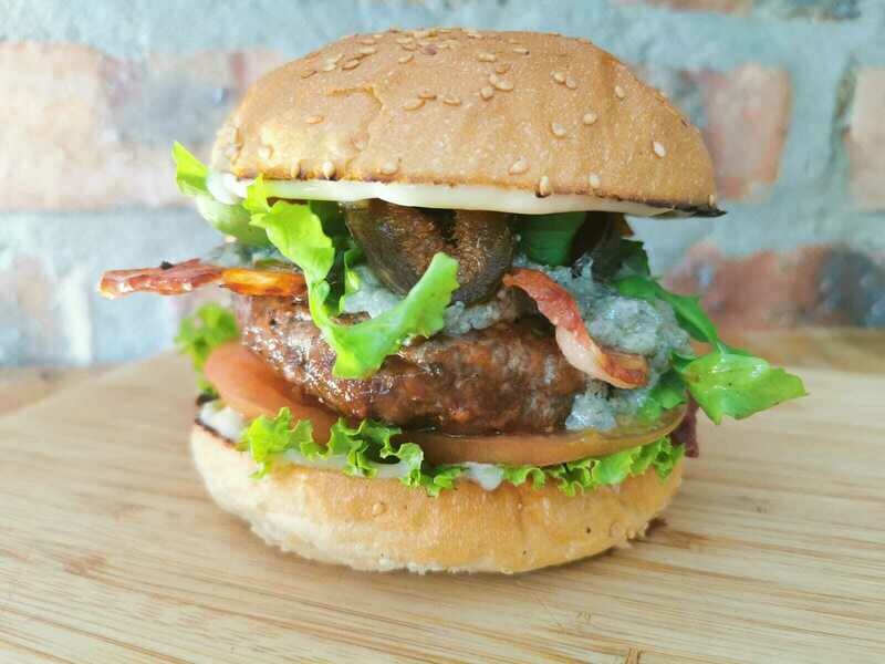 BACON, FIG & BLUE CHEESE BURGER Special BACON, FIG & BLUE CHEESE BURGER Special