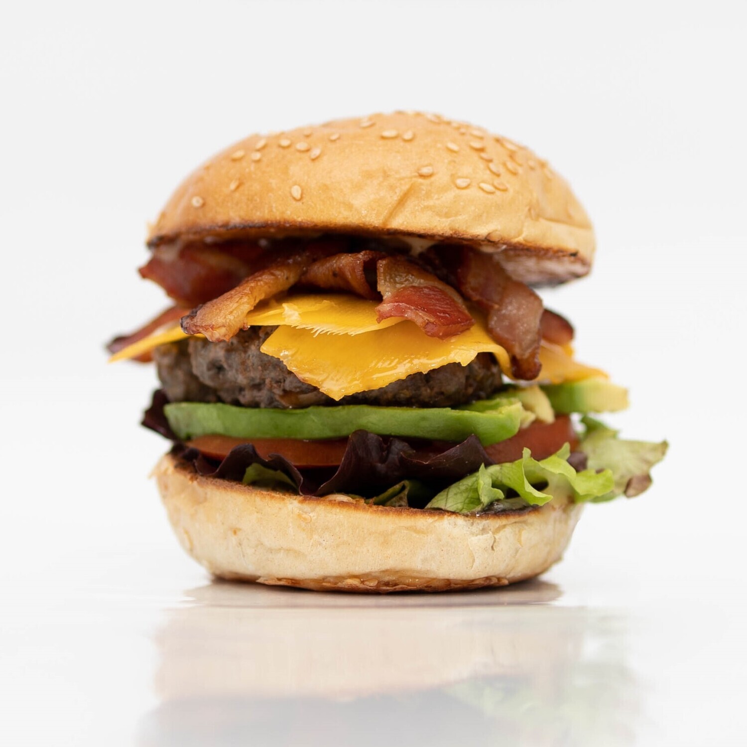 BACON AVO CHEDDAR BURGER