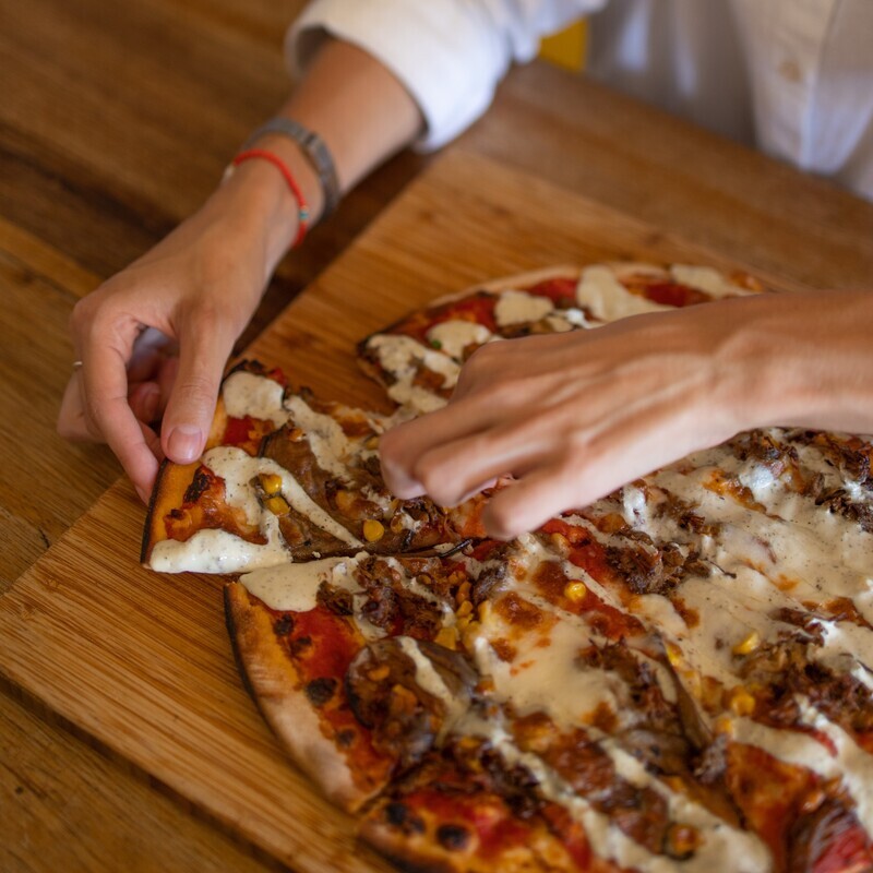 Yoghurt Lamb Pizza