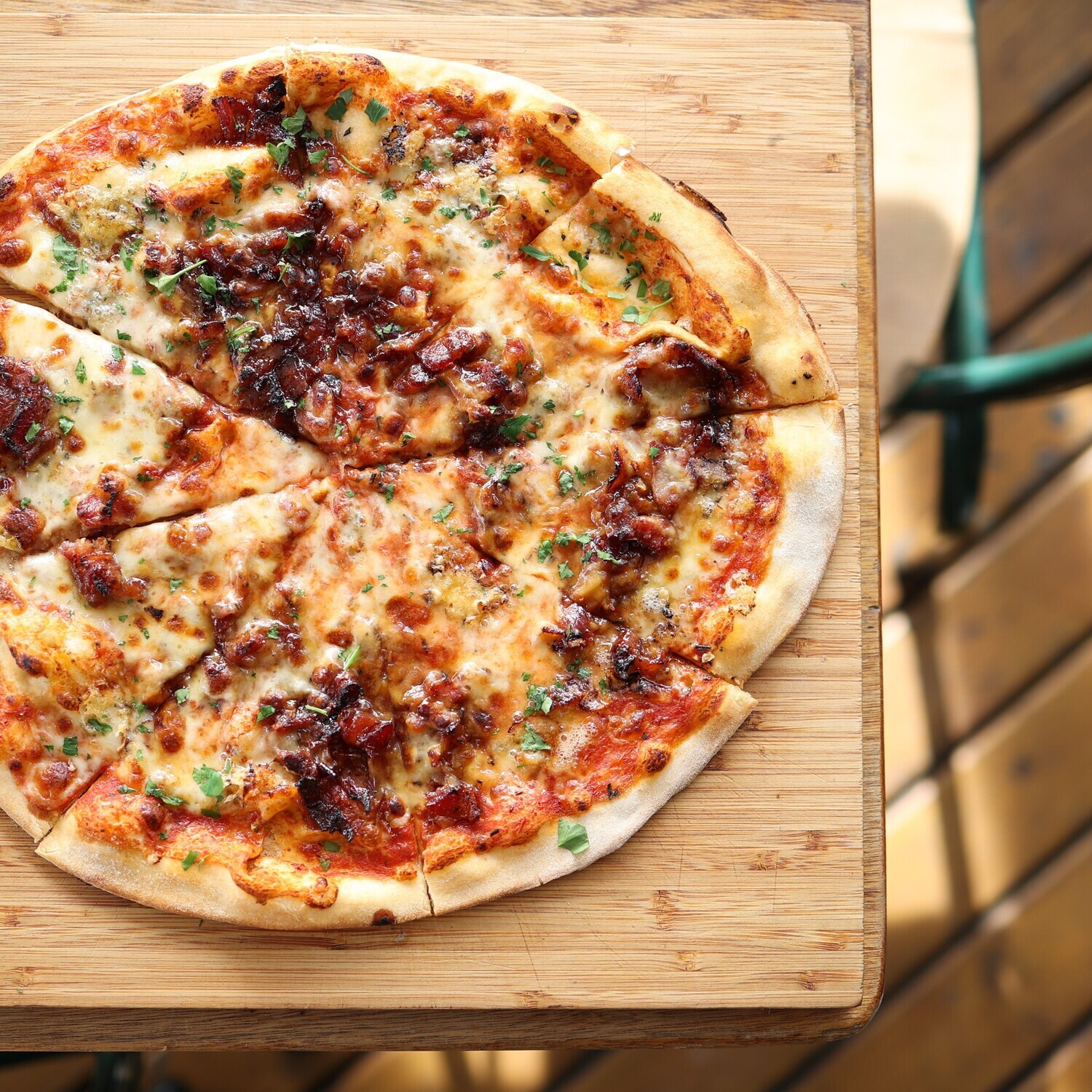 Honey Bacon Rose Pizza