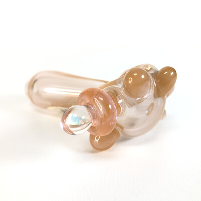 Josh tree nobbed pipe with opal