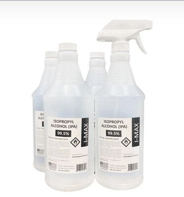 Isopropyl Alcohol 99.5% - 33oz (1 Liter)