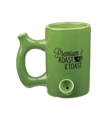 PREMIUM ROAST & TOAST CERAMIC MUG - GREEN - LARGE