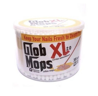 GLOB MOPS XL 2.0 COTTON SWABS EXTRA ABSORBENT (300/ BOX) - WS 