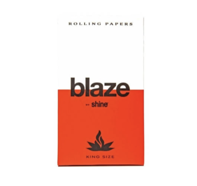 BLAZE BY SHINE HEMP ROLLING PAPERS - KING SIZE 32-SHEET PACK - WS