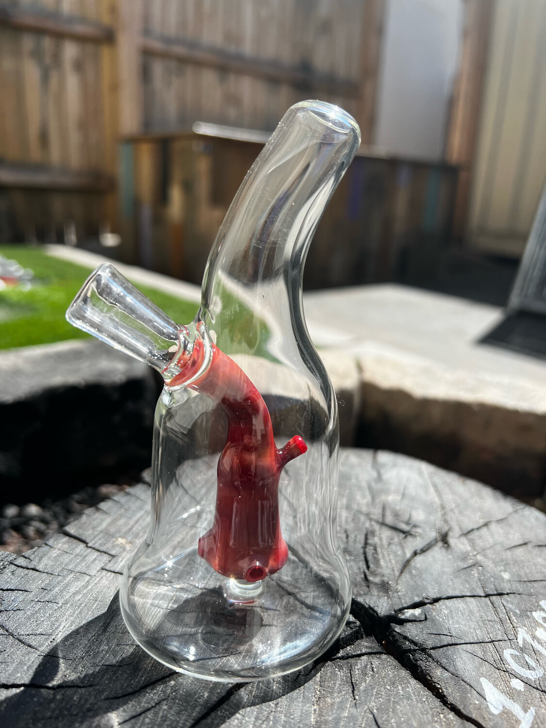 Rush Glass Rig - in-a-bottle  - Striking Red