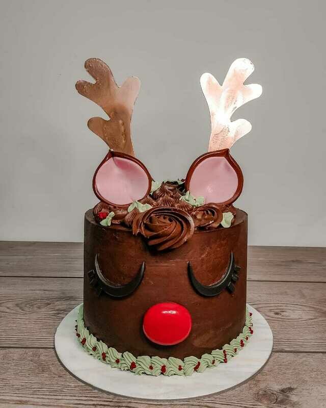 Torta Navideña Reno