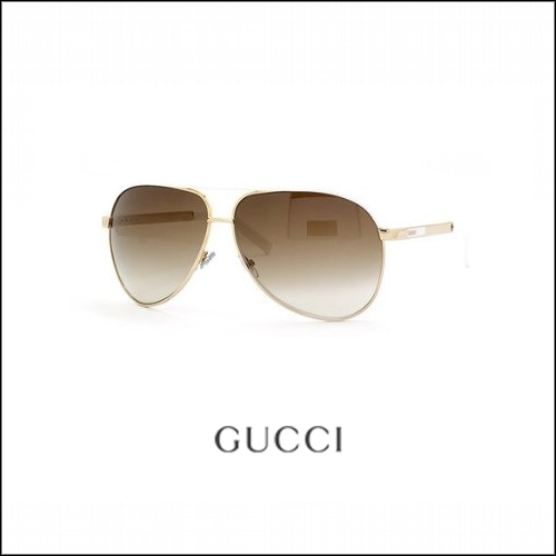Classic Aviator 1827 Gold and White
