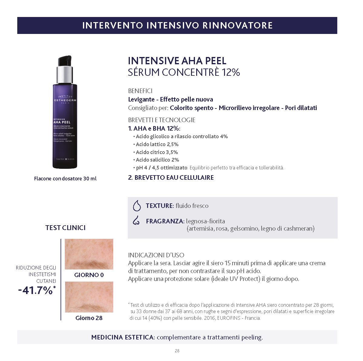 ESTHEDERM Intensive AHA Peel Serum Concentrè 30 ml ESTHEDERM Intensive AHA Peel Serum Concentrè 30 ml
